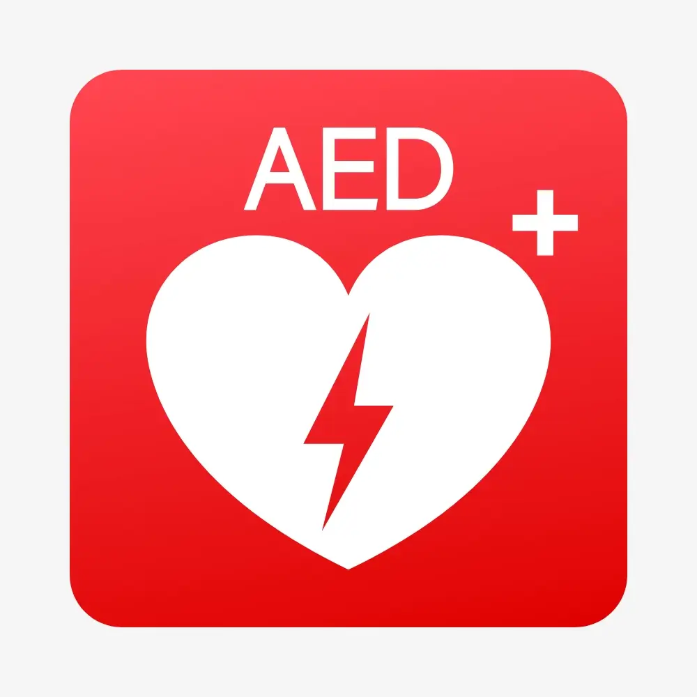 What is AED Sign